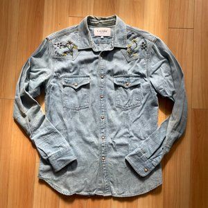 Corridor Embroidered Denim Shirt - S